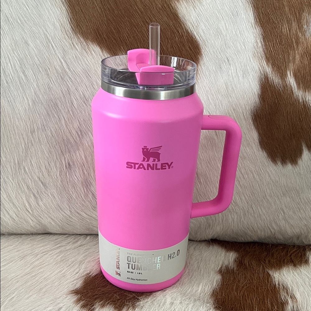 Stanley 64 oz quencher tumbler.  Bubblegum pink color.  New